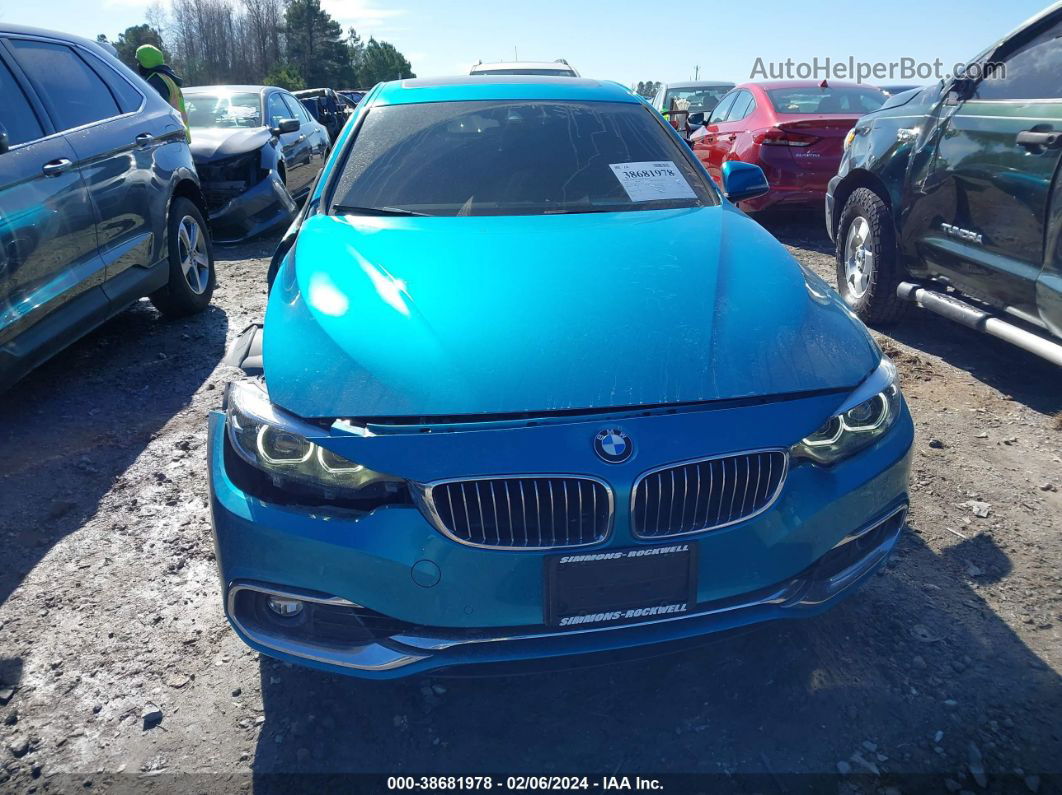 2020 Bmw 430i Gran Coupe Xdrive Синий vin: WBA4J3C08LBL11838