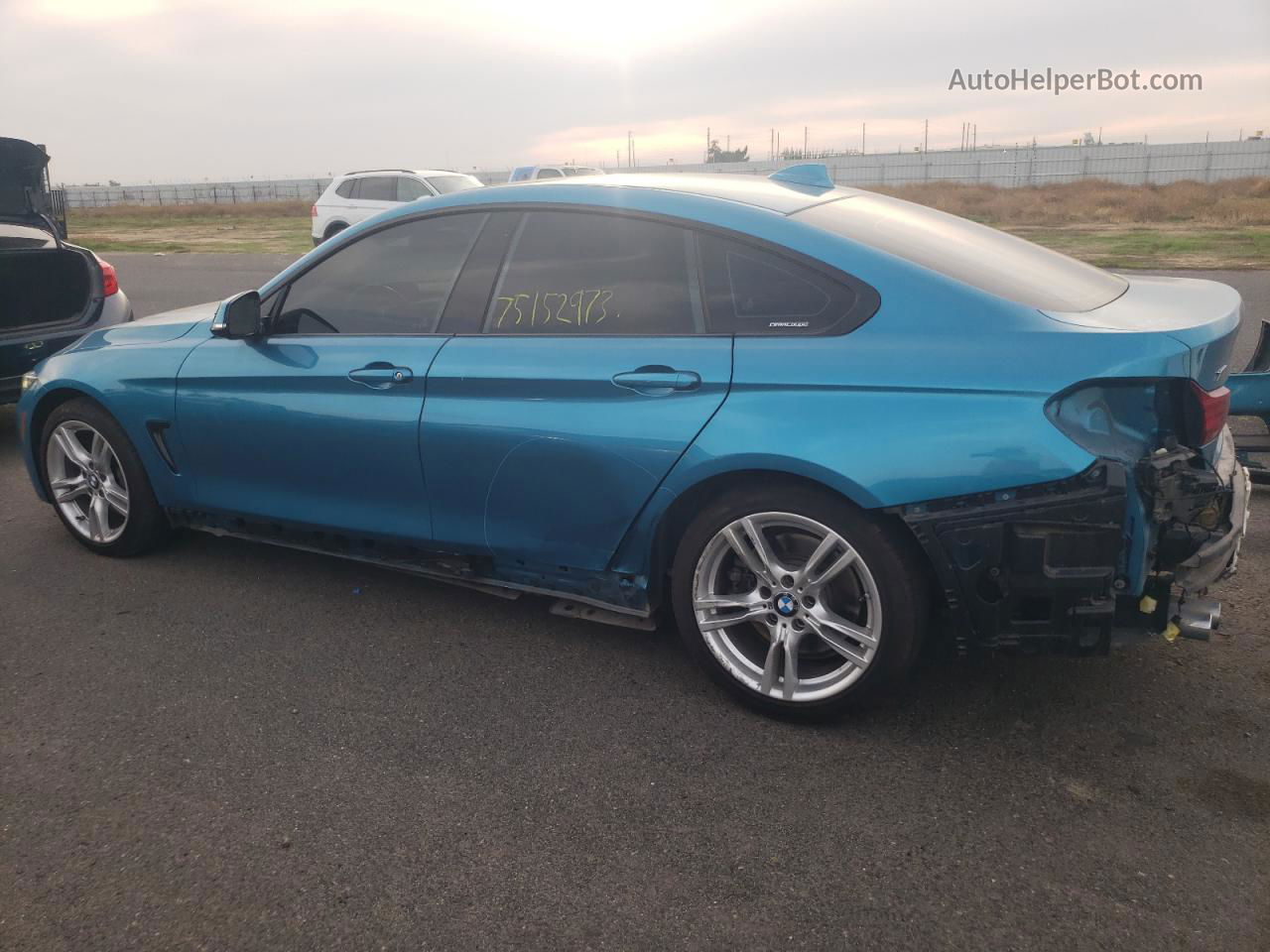 2020 Bmw 430xi Gran Coupe Синий vin: WBA4J3C09LBL11492