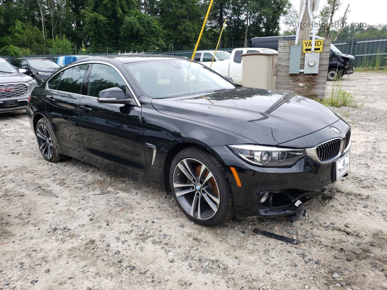 2020 Bmw 430xi Gran Coupe Черный vin: WBA4J3C0XLCD20165