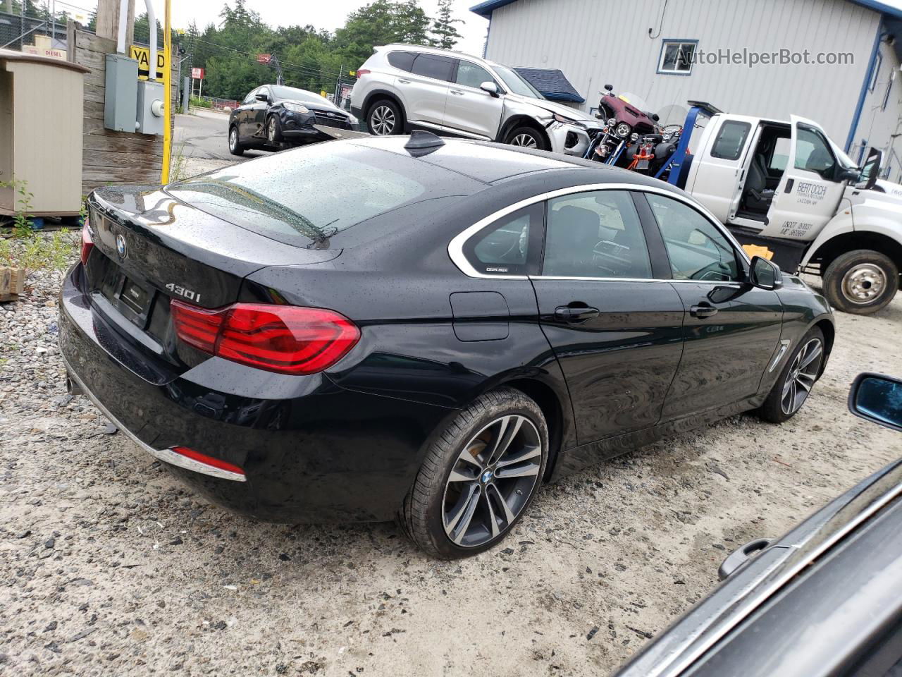 2020 Bmw 430xi Gran Coupe Черный vin: WBA4J3C0XLCD20165