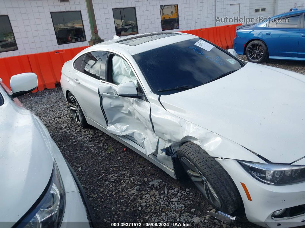 2018 Bmw 430i Gran Coupe Xdrive White vin: WBA4J3C50JBG95299