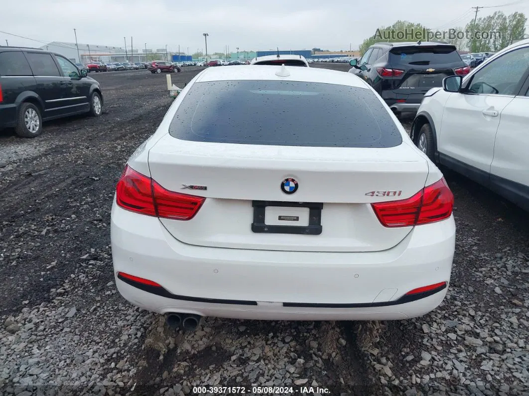 2018 Bmw 430i Gran Coupe Xdrive White vin: WBA4J3C50JBG95299