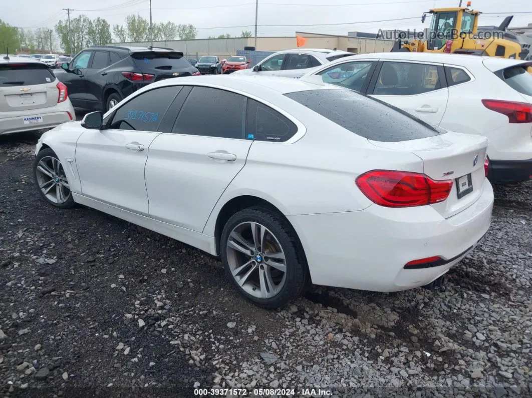 2018 Bmw 430i Gran Coupe Xdrive White vin: WBA4J3C50JBG95299