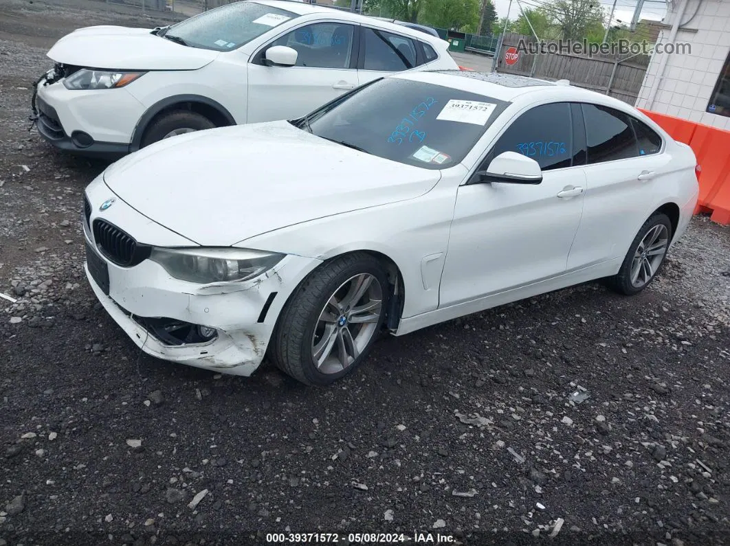 2018 Bmw 430i Gran Coupe Xdrive White vin: WBA4J3C50JBG95299