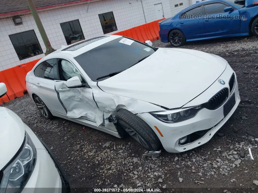 2018 Bmw 430i Gran Coupe Xdrive White vin: WBA4J3C50JBG95299