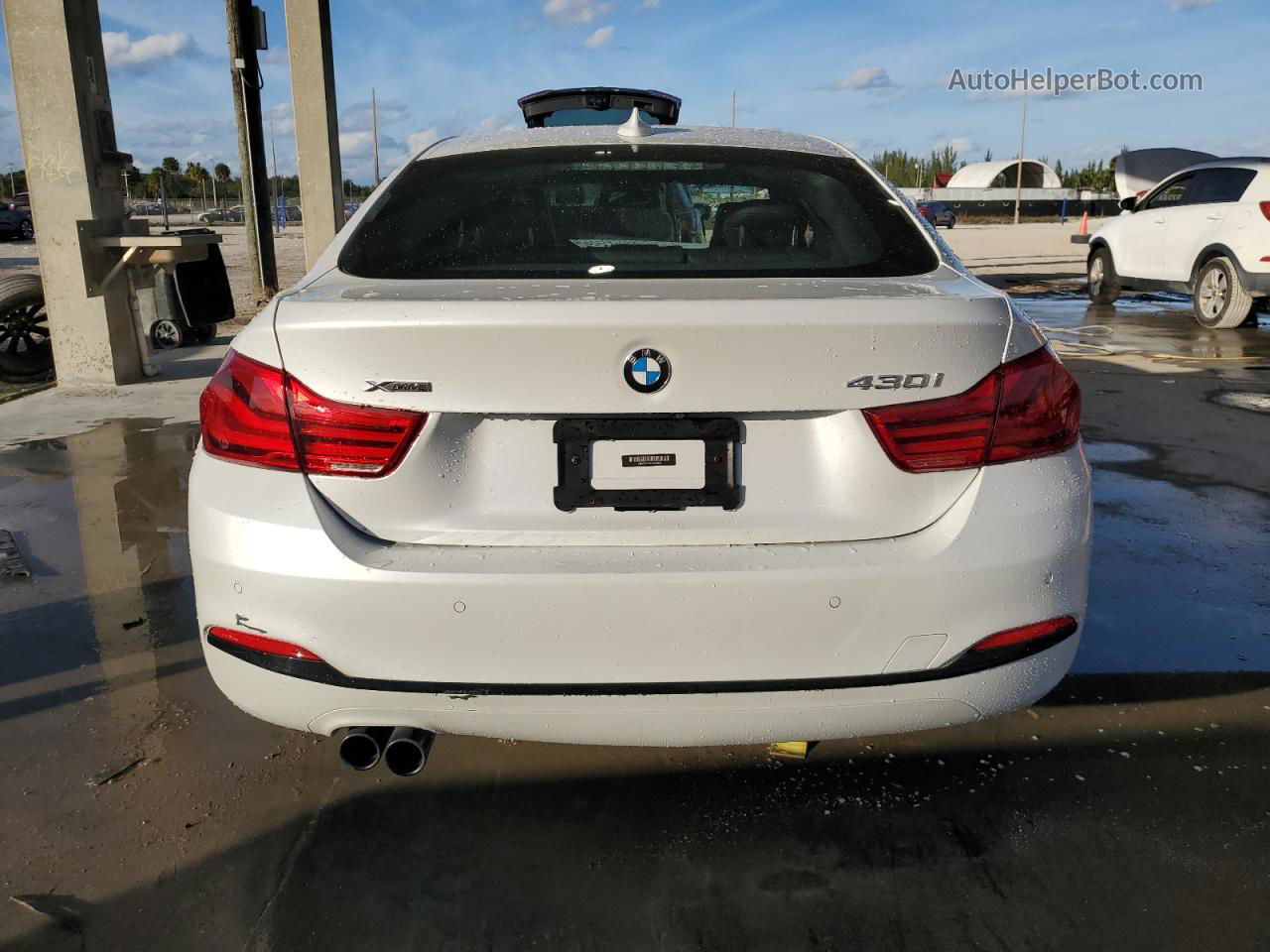 2018 Bmw 430xi Gran Coupe White vin: WBA4J3C50JBG96629