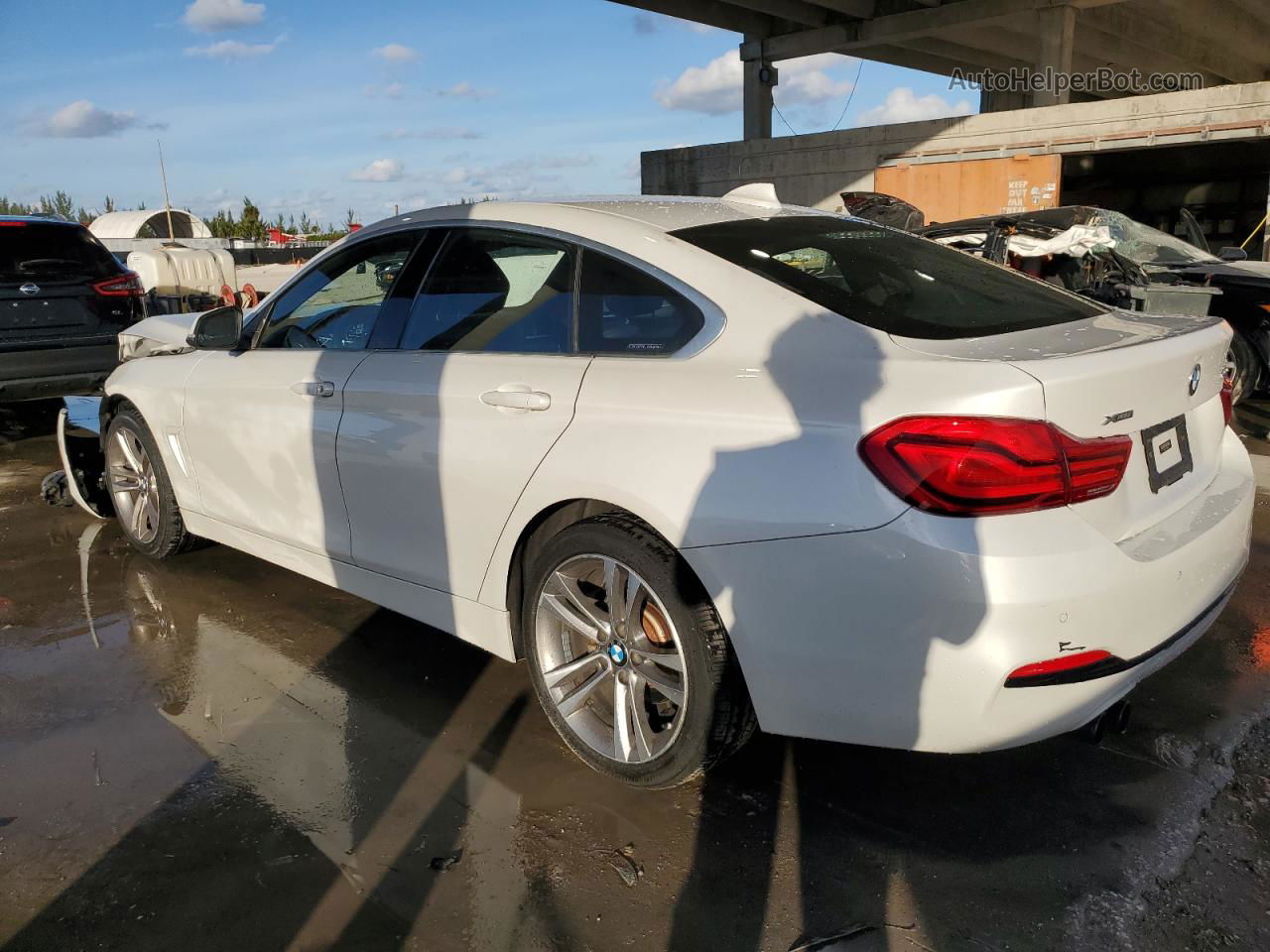 2018 Bmw 430xi Gran Coupe White vin: WBA4J3C50JBG96629