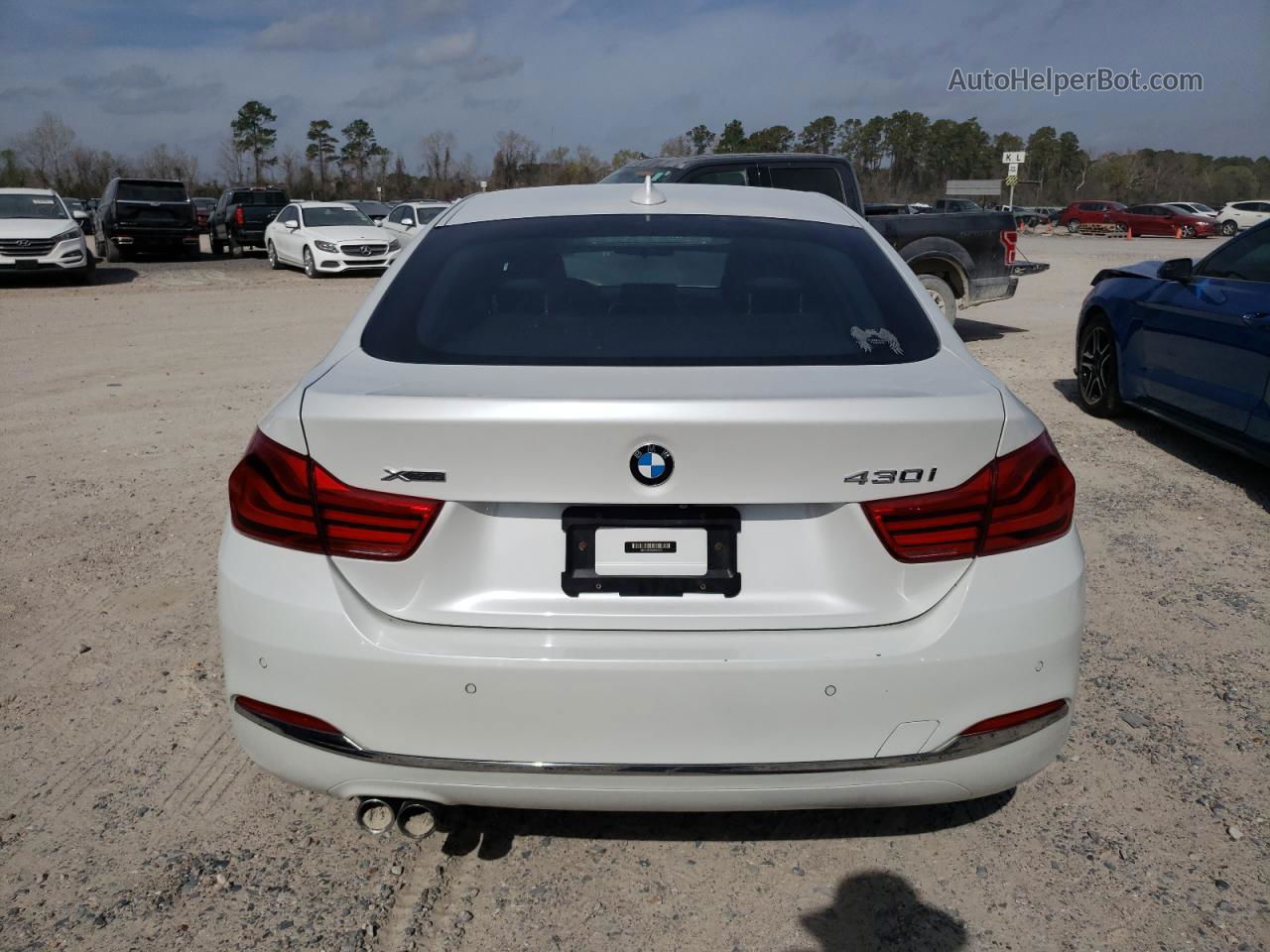 2018 Bmw 430xi Gran Coupe White vin: WBA4J3C50JBG96923