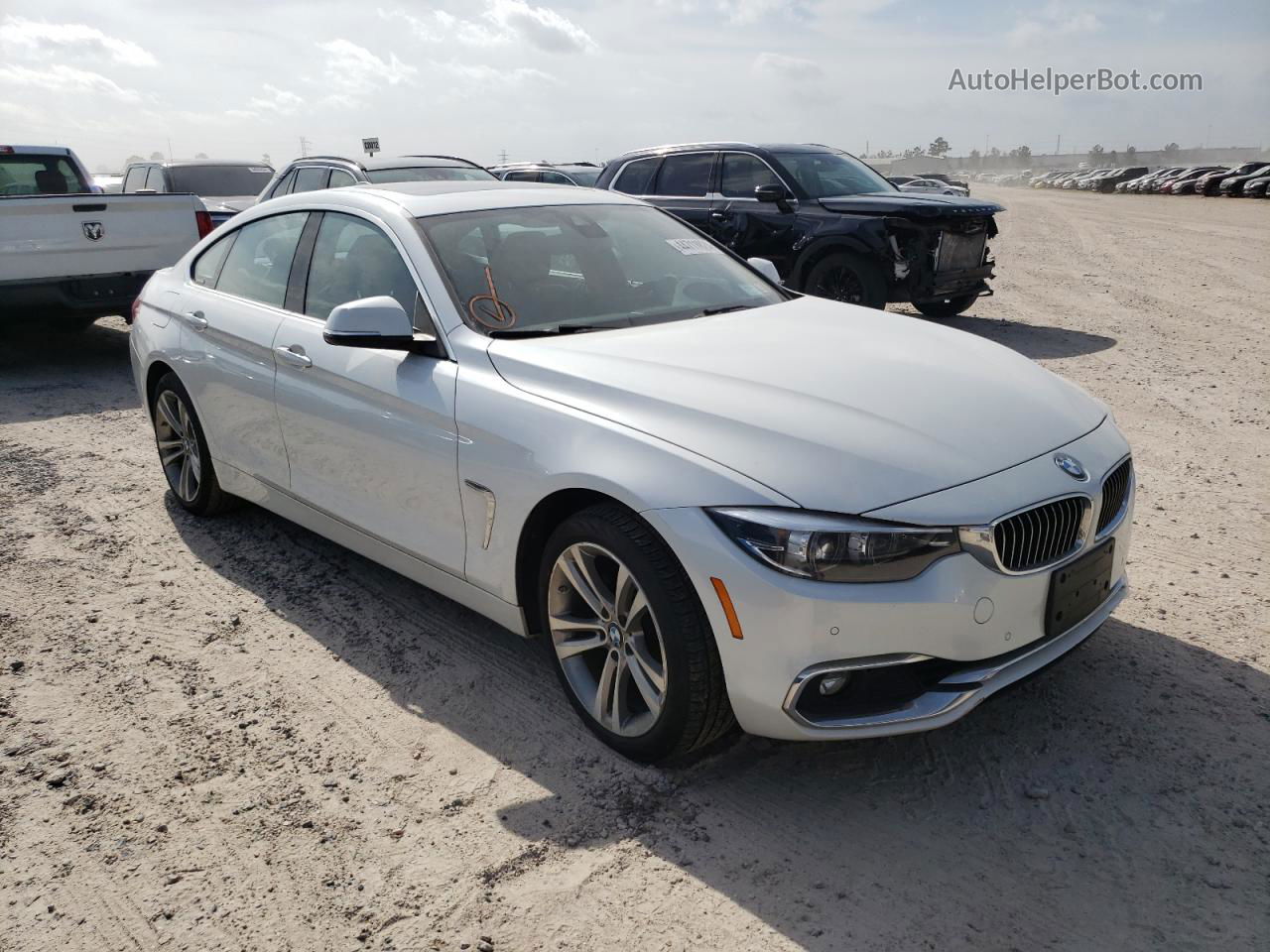 2018 Bmw 430xi Gran Coupe White vin: WBA4J3C50JBG96923