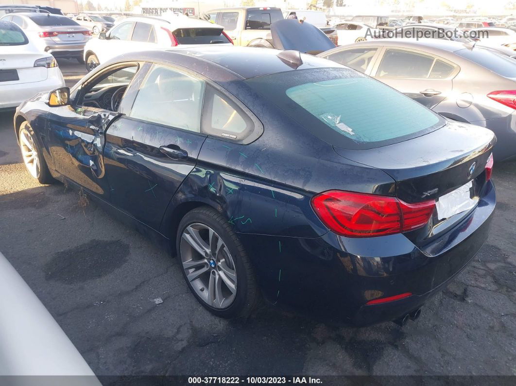 2018 Bmw 430i Gran Coupe Xdrive Blue vin: WBA4J3C50JBL04830