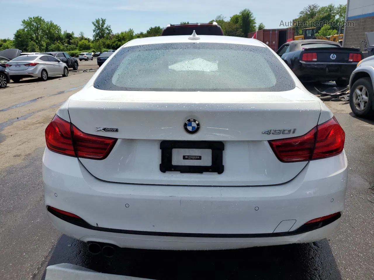 2018 Bmw 430xi Gran Coupe White vin: WBA4J3C51JBG91147