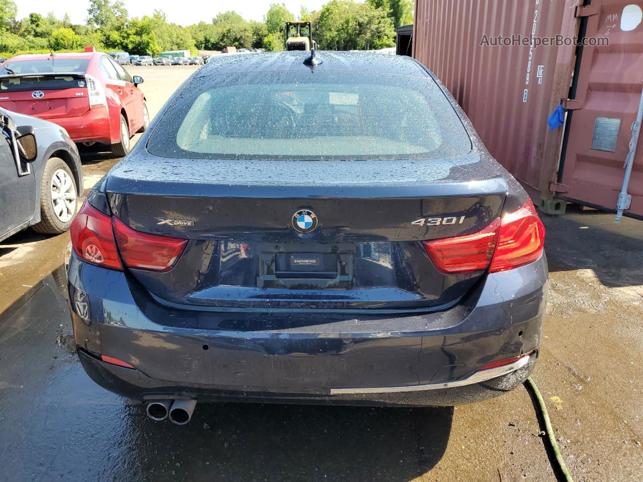 2018 Bmw 430xi Gran Coupe Blue vin: WBA4J3C51JBG91441