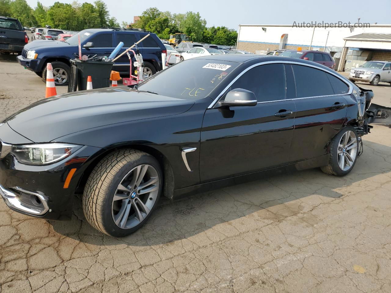 2018 Bmw 430xi Gran Coupe Black vin: WBA4J3C51JBL03573