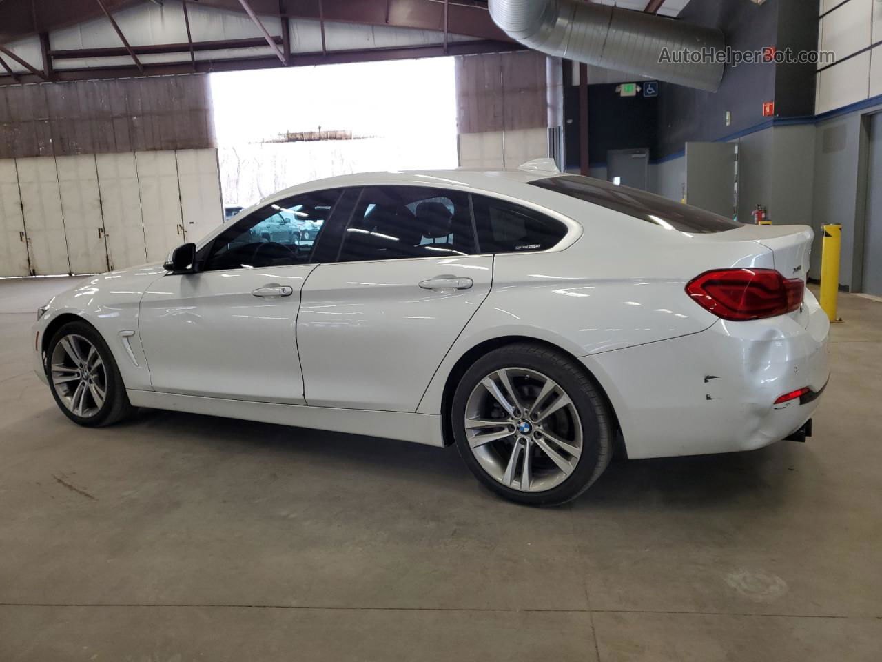 2018 Bmw 430xi Gran Coupe White vin: WBA4J3C52JBG91044