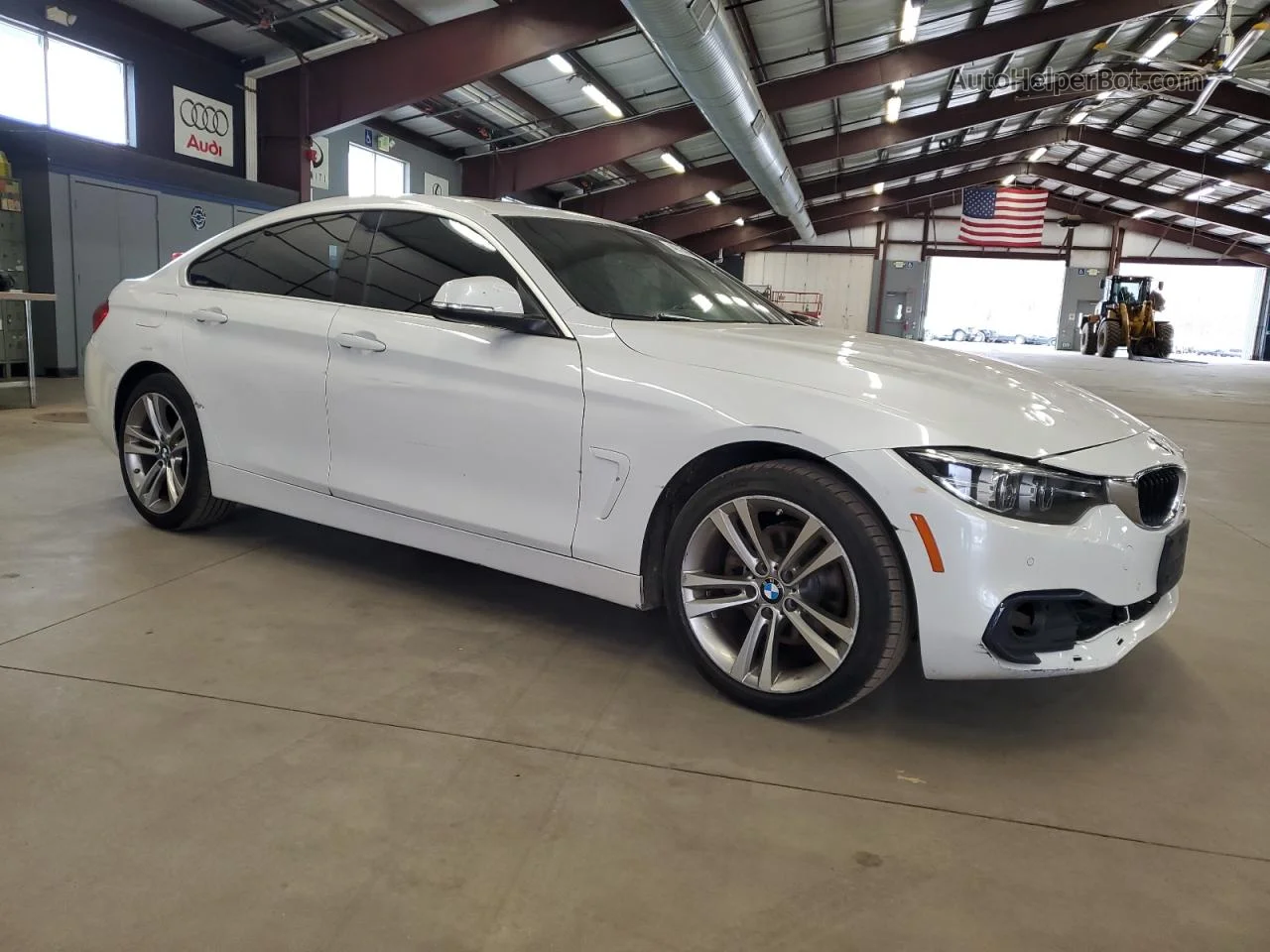 2018 Bmw 430xi Gran Coupe White vin: WBA4J3C52JBG91044