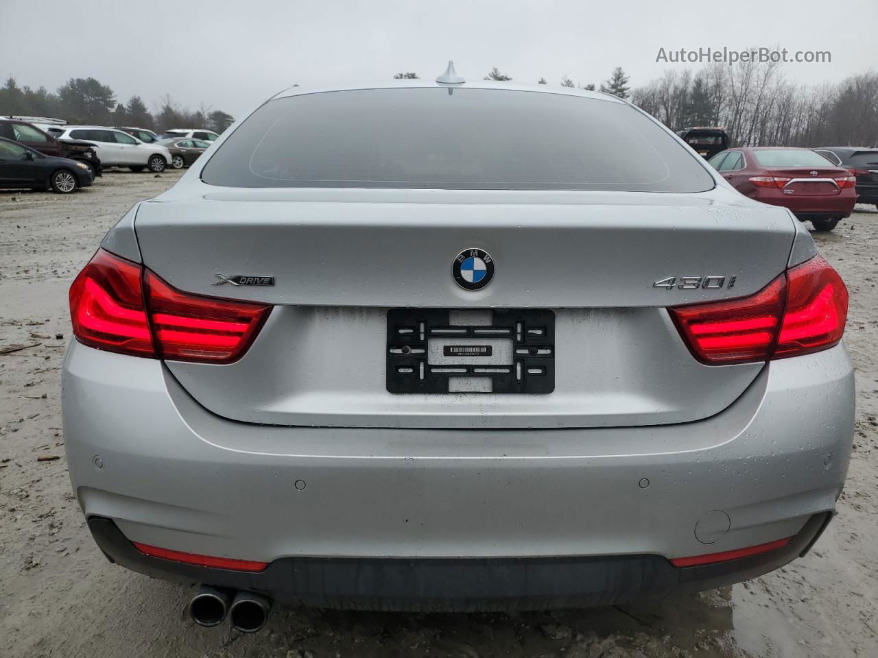 2018 Bmw 430xi Gran Coupe Серебряный vin: WBA4J3C52JBG91755