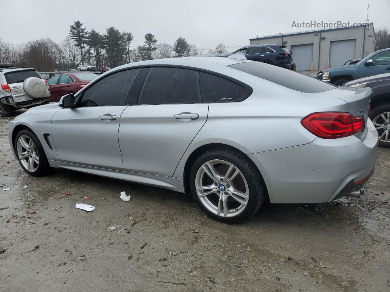 2018 Bmw 430xi Gran Coupe Серебряный vin: WBA4J3C52JBG91755