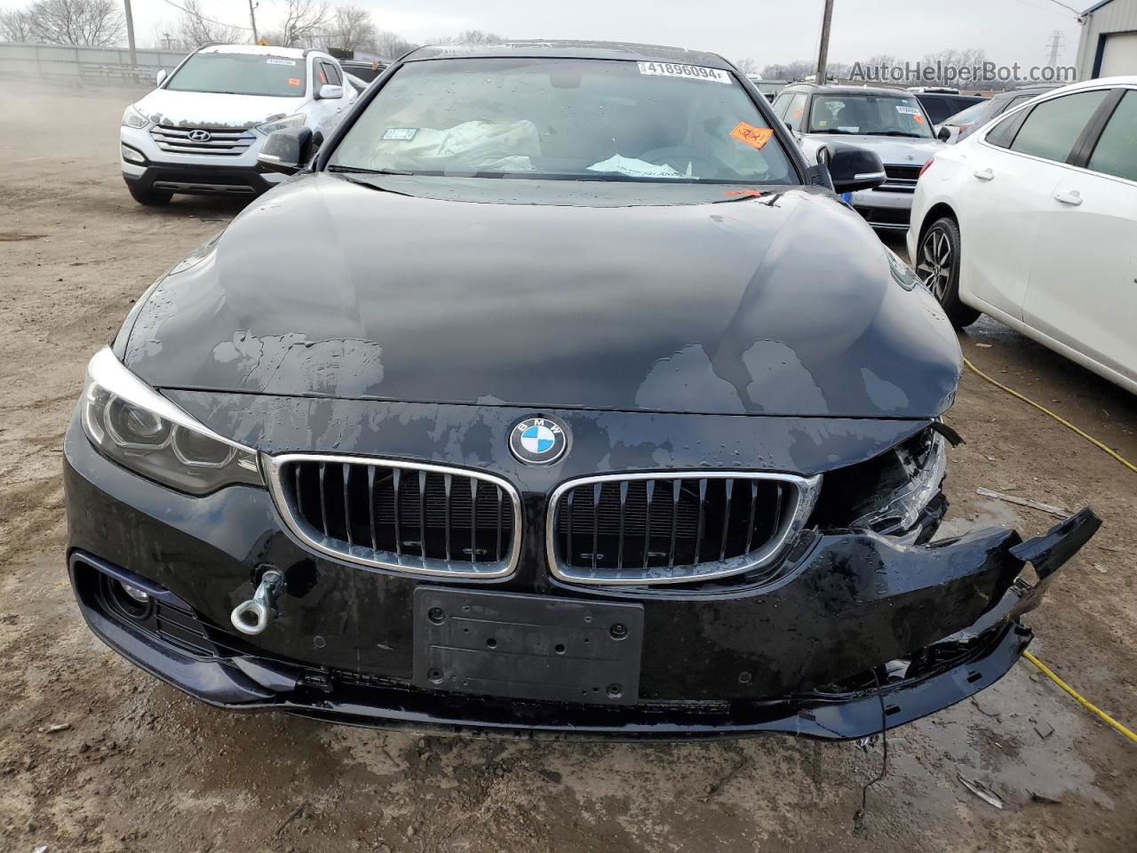 2018 Bmw 430xi Gran Coupe Черный vin: WBA4J3C52JBG91898