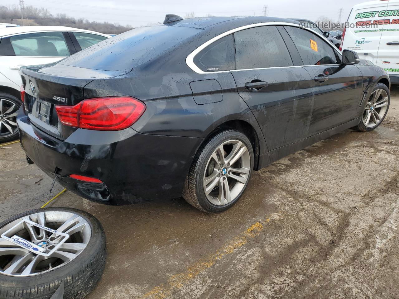 2018 Bmw 430xi Gran Coupe Black vin: WBA4J3C52JBG91898