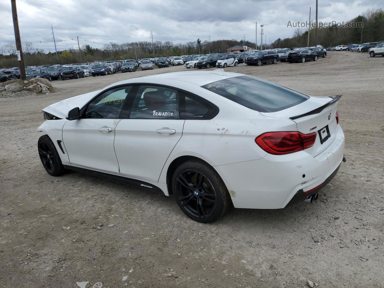 2018 Bmw 430xi Gran Coupe White vin: WBA4J3C52JBL03758