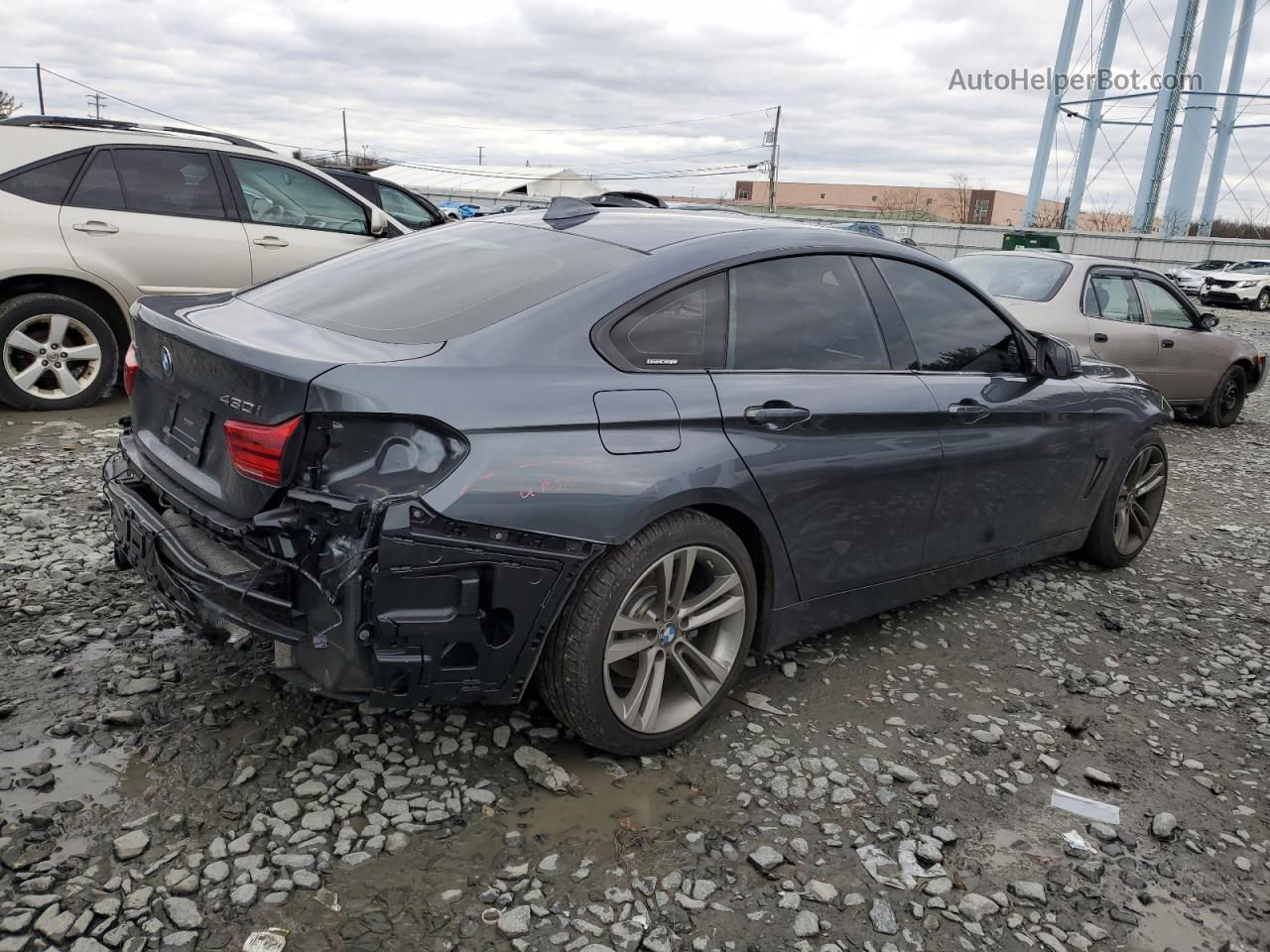 2018 Bmw 430xi Gran Coupe Угольный vin: WBA4J3C53JBG91926