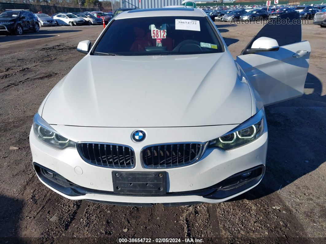 2018 Bmw 430i Gran Coupe Xdrive White vin: WBA4J3C54JBG90882