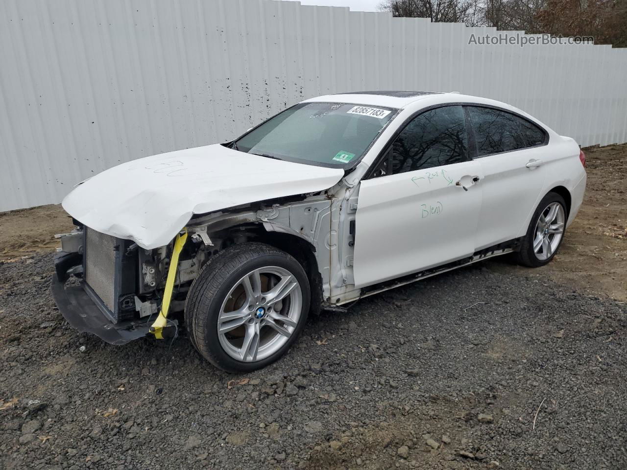 2018 Bmw 430xi Gran Coupe White vin: WBA4J3C54JBG94883