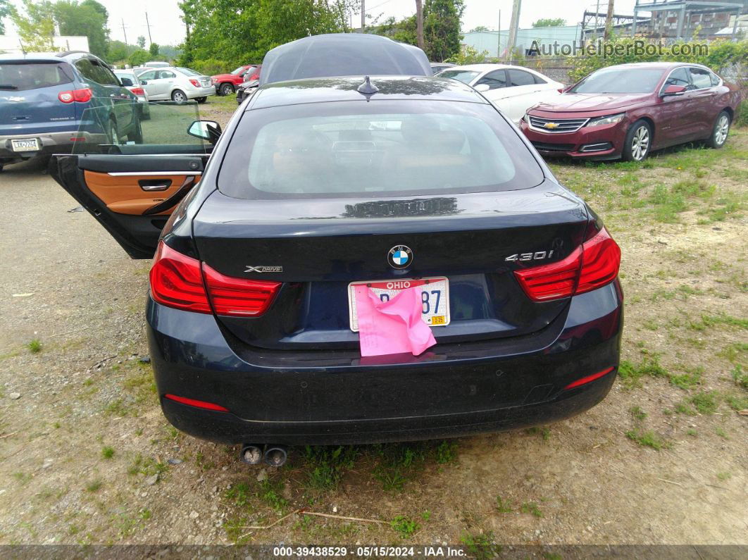 2018 Bmw 430i Gran Coupe Xdrive Black vin: WBA4J3C54JBG97069