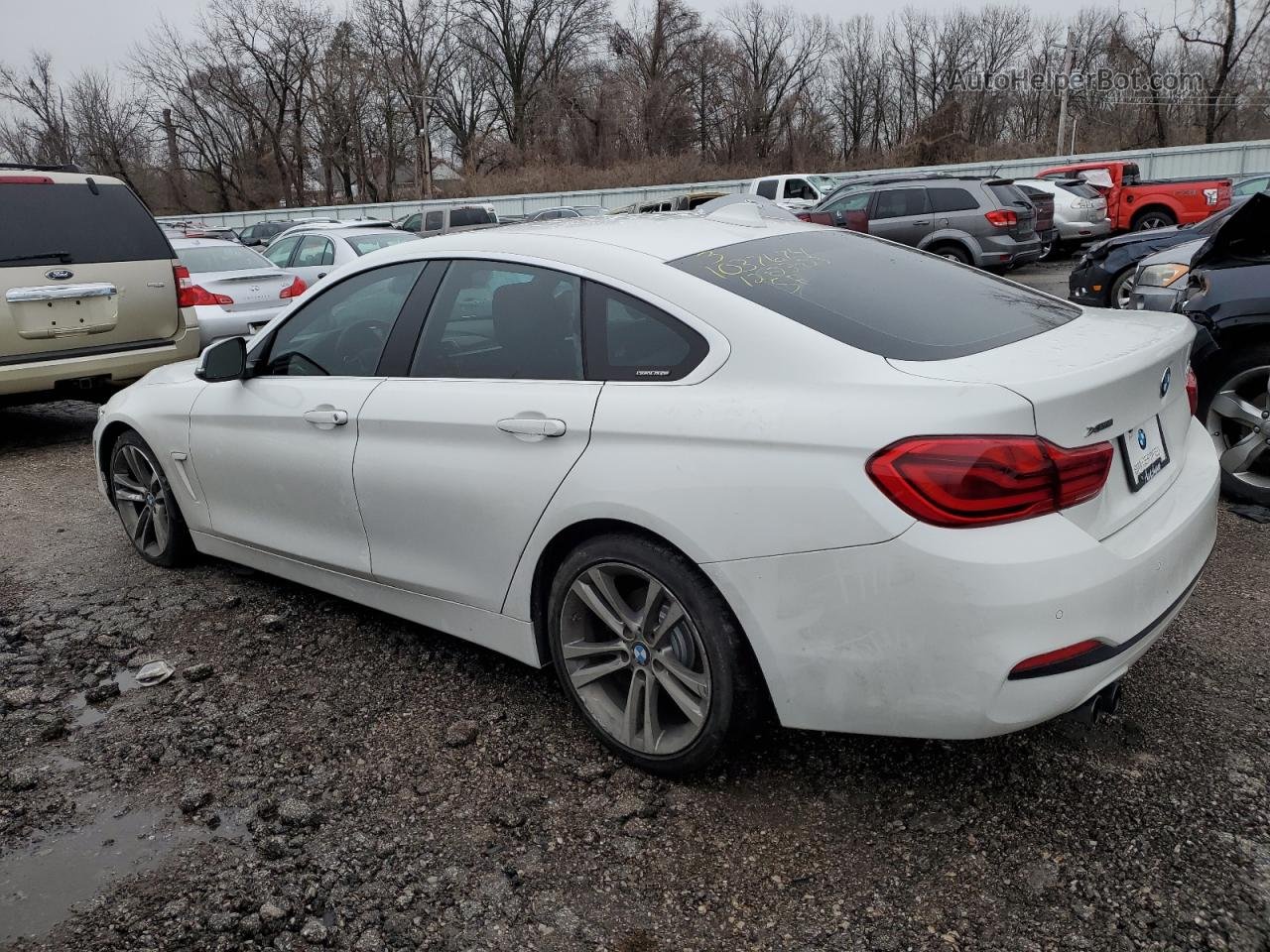 2018 Bmw 430xi Gran Coupe White vin: WBA4J3C55JBG91636