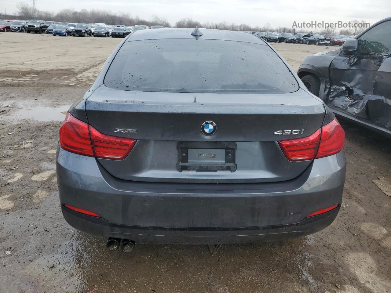 2018 Bmw 430xi Gran Coupe Gray vin: WBA4J3C55JBG95198