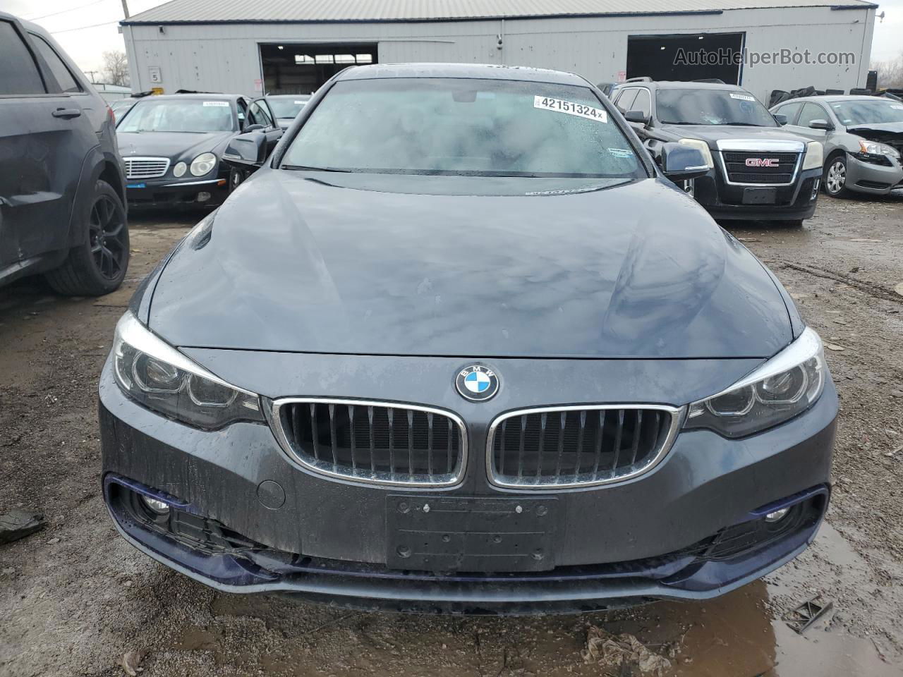 2018 Bmw 430xi Gran Coupe Gray vin: WBA4J3C55JBG95198