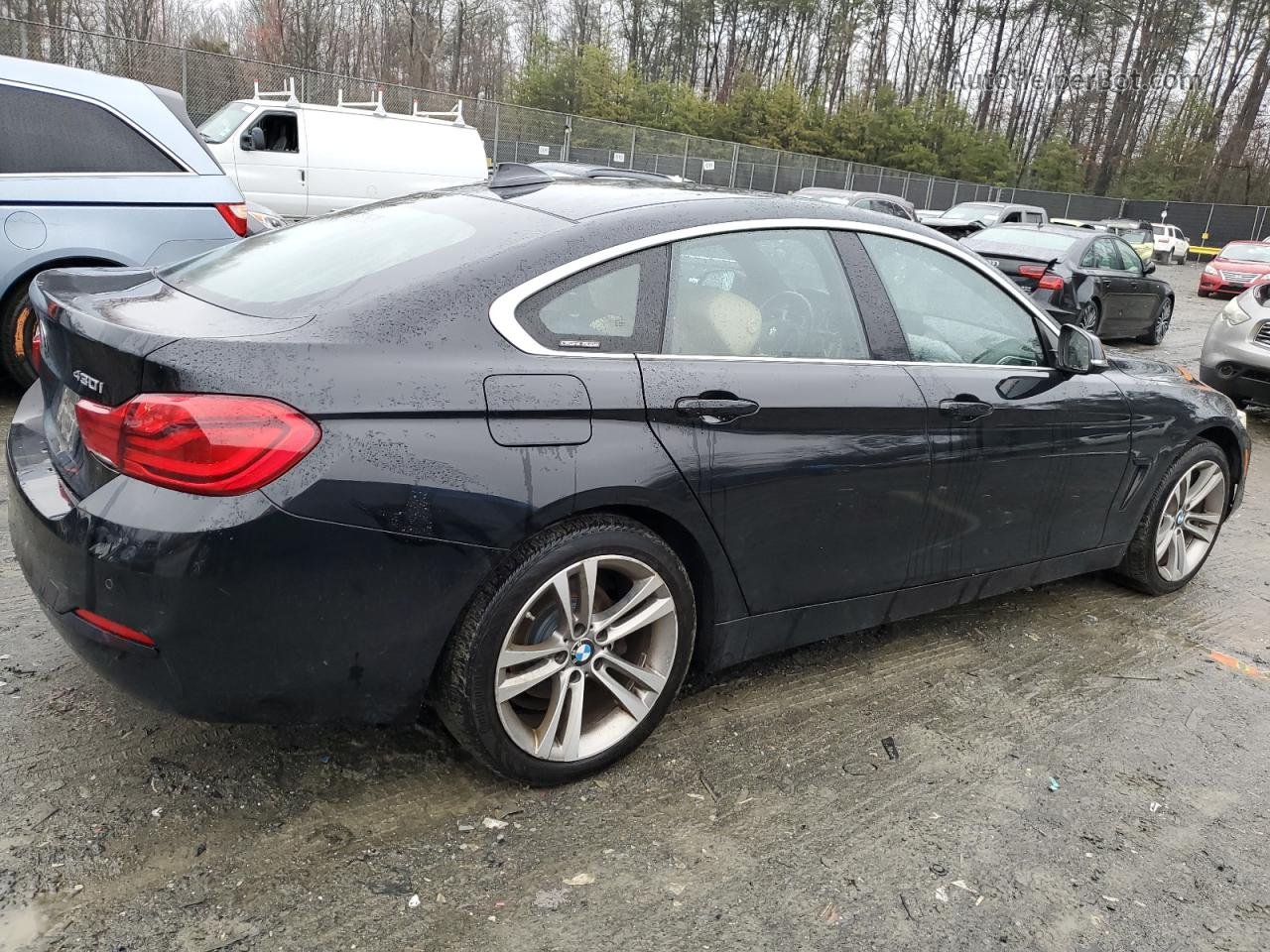 2018 Bmw 430xi Gran Coupe Black vin: WBA4J3C55JBG96500