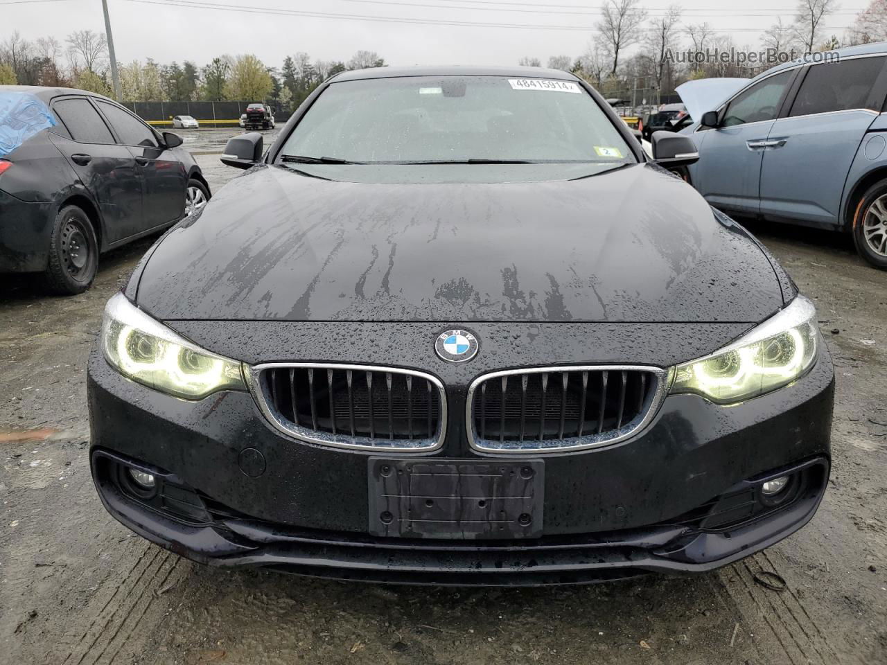 2018 Bmw 430xi Gran Coupe Black vin: WBA4J3C55JBG96500