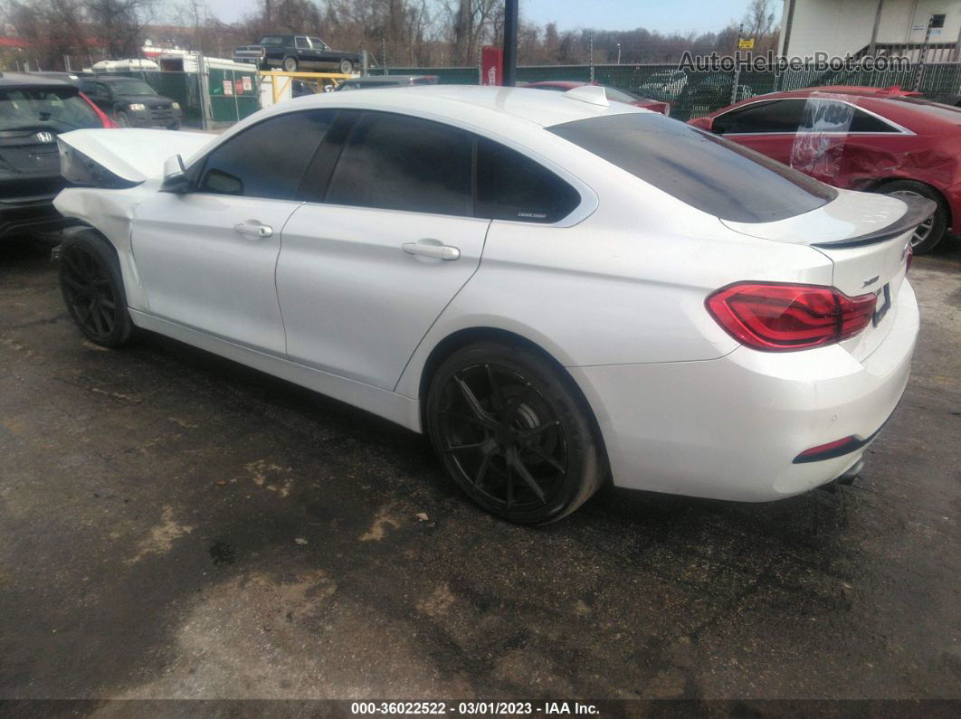 2018 Bmw 430i Gran Coupe Xdrive White vin: WBA4J3C56JBG90785