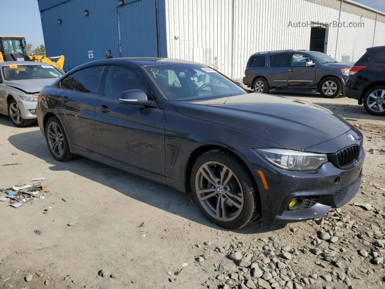 2018 Bmw 430xi Gran Coupe Black vin: WBA4J3C56JBG91094