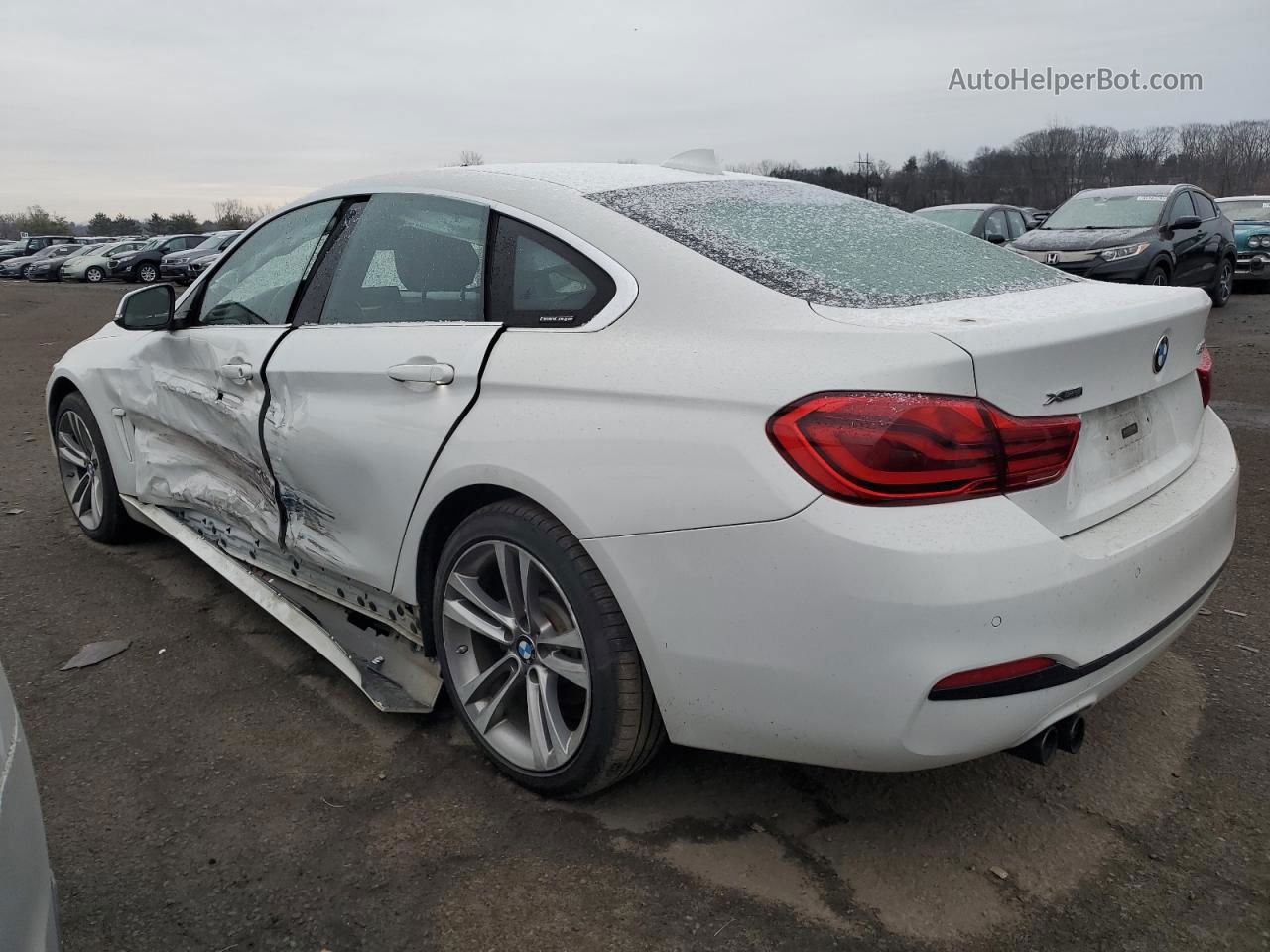 2018 Bmw 430xi Gran Coupe White vin: WBA4J3C56JBG91533