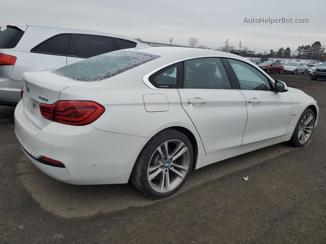 2018 Bmw 430xi Gran Coupe Белый vin: WBA4J3C56JBG91533