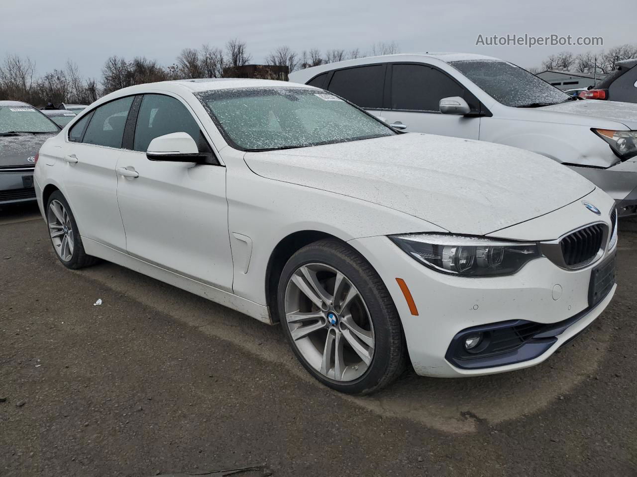 2018 Bmw 430xi Gran Coupe White vin: WBA4J3C56JBG91533