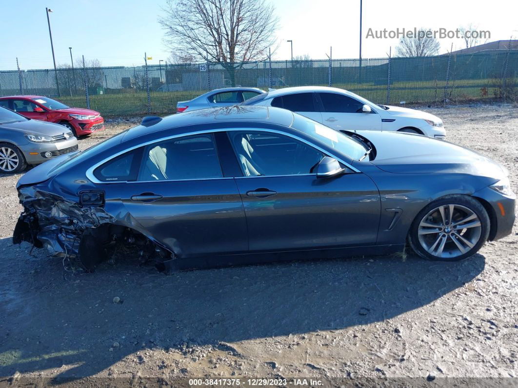 2018 Bmw 430i Gran Coupe Xdrive Gray vin: WBA4J3C56JBG95369