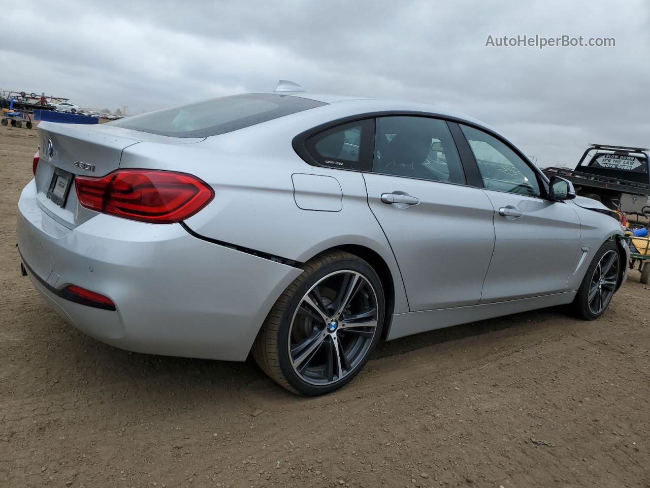 2018 Bmw 430xi Gran Coupe Серебряный vin: WBA4J3C56JBG97249