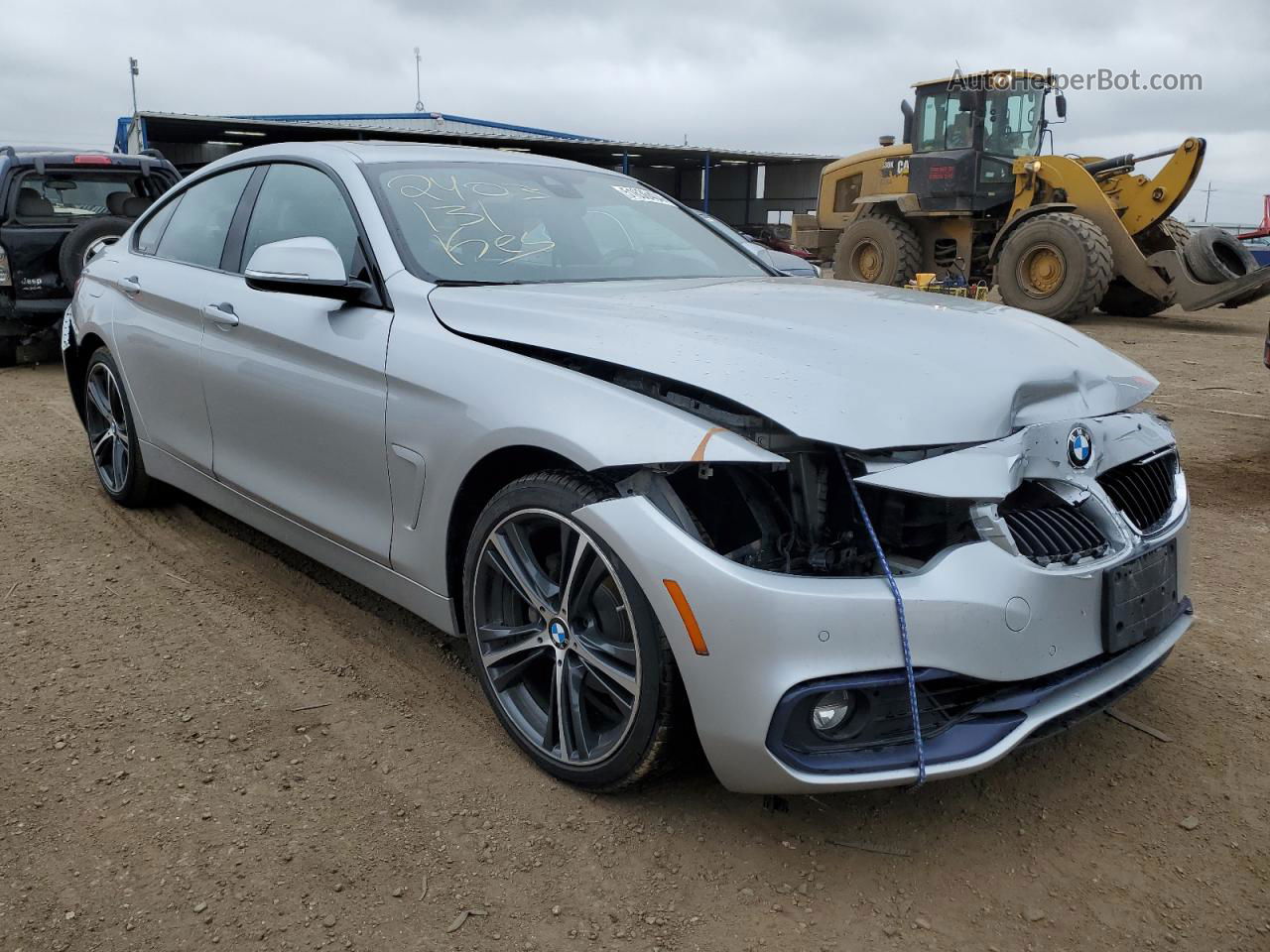 2018 Bmw 430xi Gran Coupe Silver vin: WBA4J3C56JBG97249