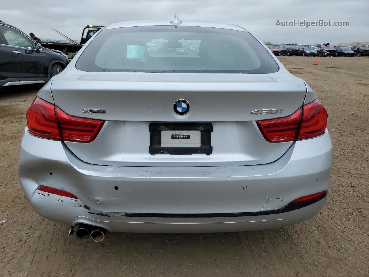 2018 Bmw 430xi Gran Coupe Silver vin: WBA4J3C56JBG97249