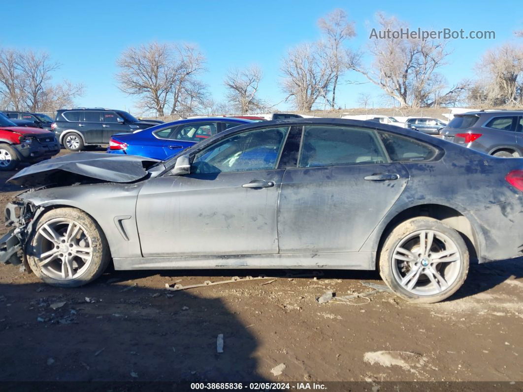 2018 Bmw 430i Gran Coupe Xdrive Gray vin: WBA4J3C56JBL03987