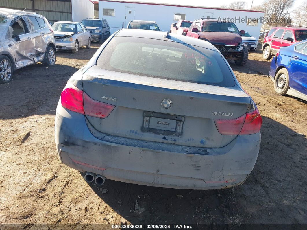 2018 Bmw 430i Gran Coupe Xdrive Gray vin: WBA4J3C56JBL03987