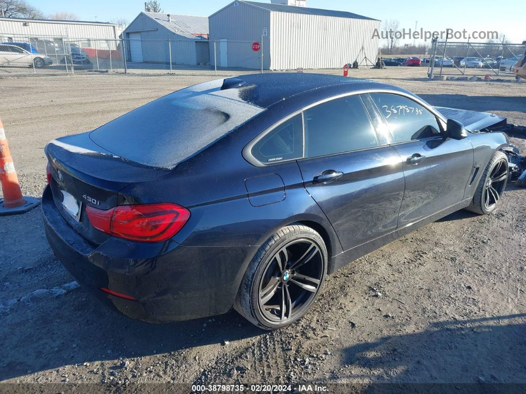 2018 Bmw 430i Gran Coupe Xdrive Black vin: WBA4J3C56JBL04895