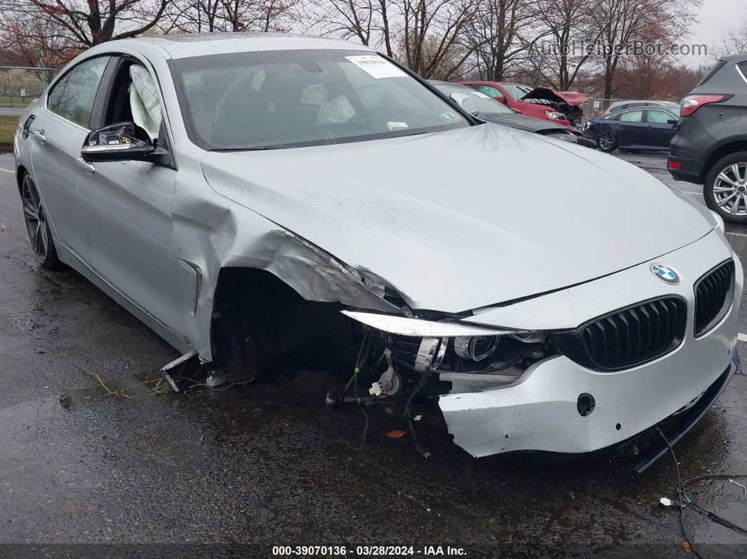 2018 Bmw 430i Gran Coupe Xdrive Silver vin: WBA4J3C57JBG91024