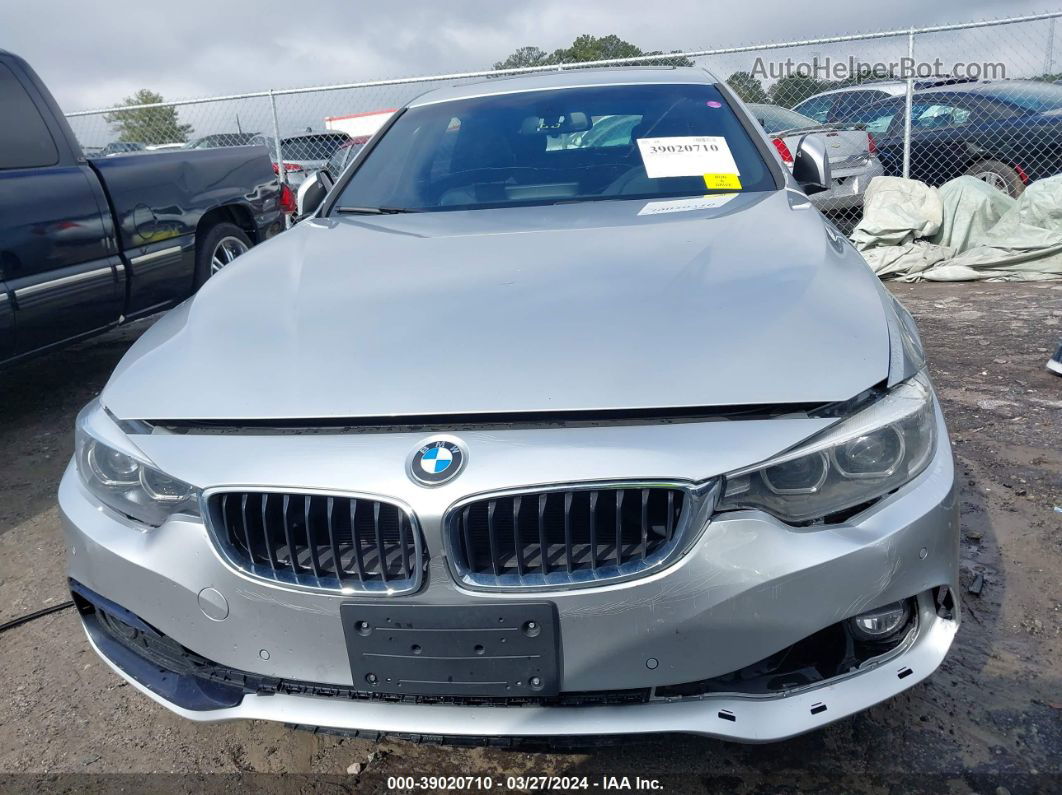 2018 Bmw 430i Gran Coupe Xdrive Silver vin: WBA4J3C57JBG91265