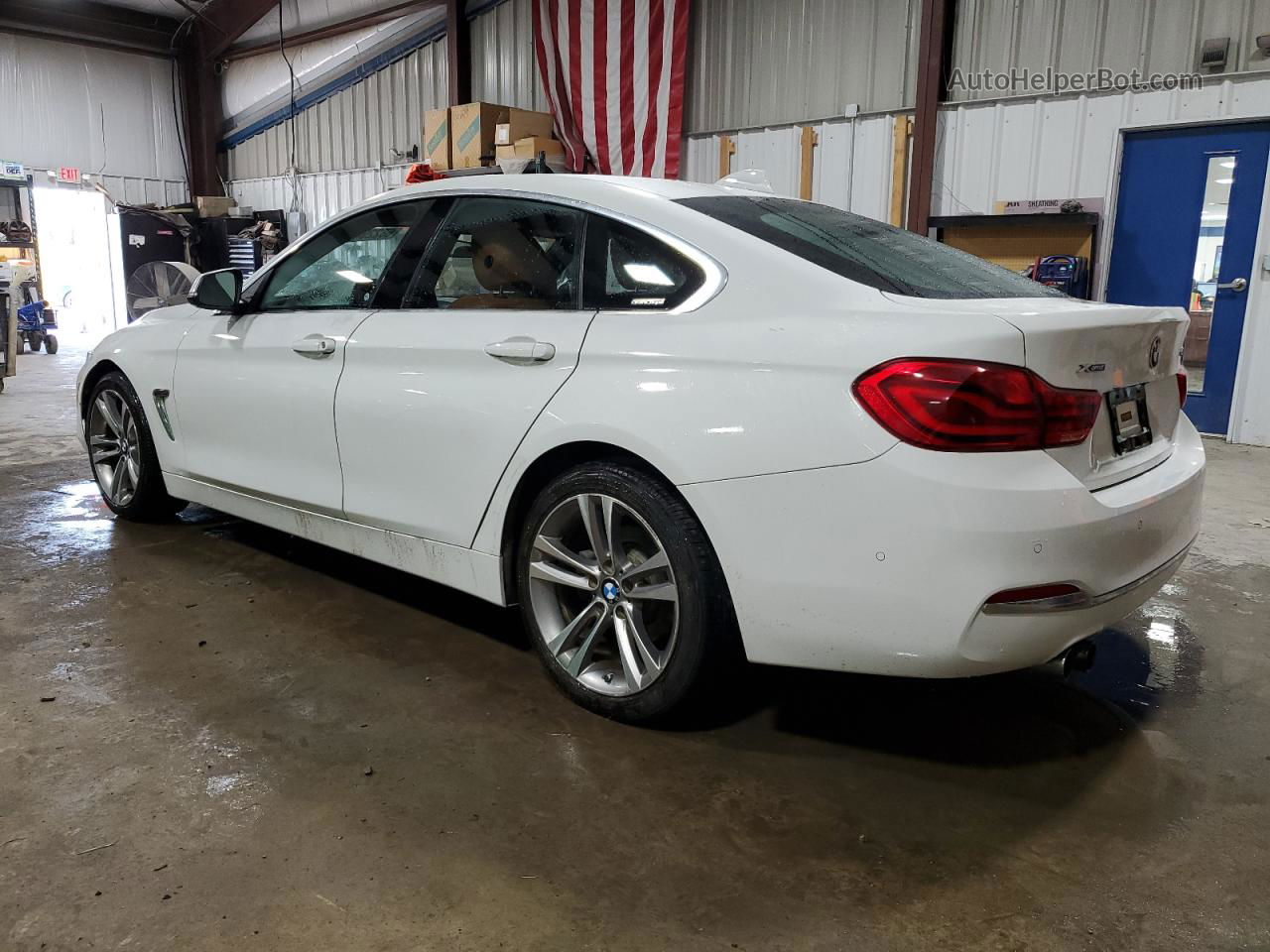 2018 Bmw 430xi Gran Coupe White vin: WBA4J3C57JBG96790