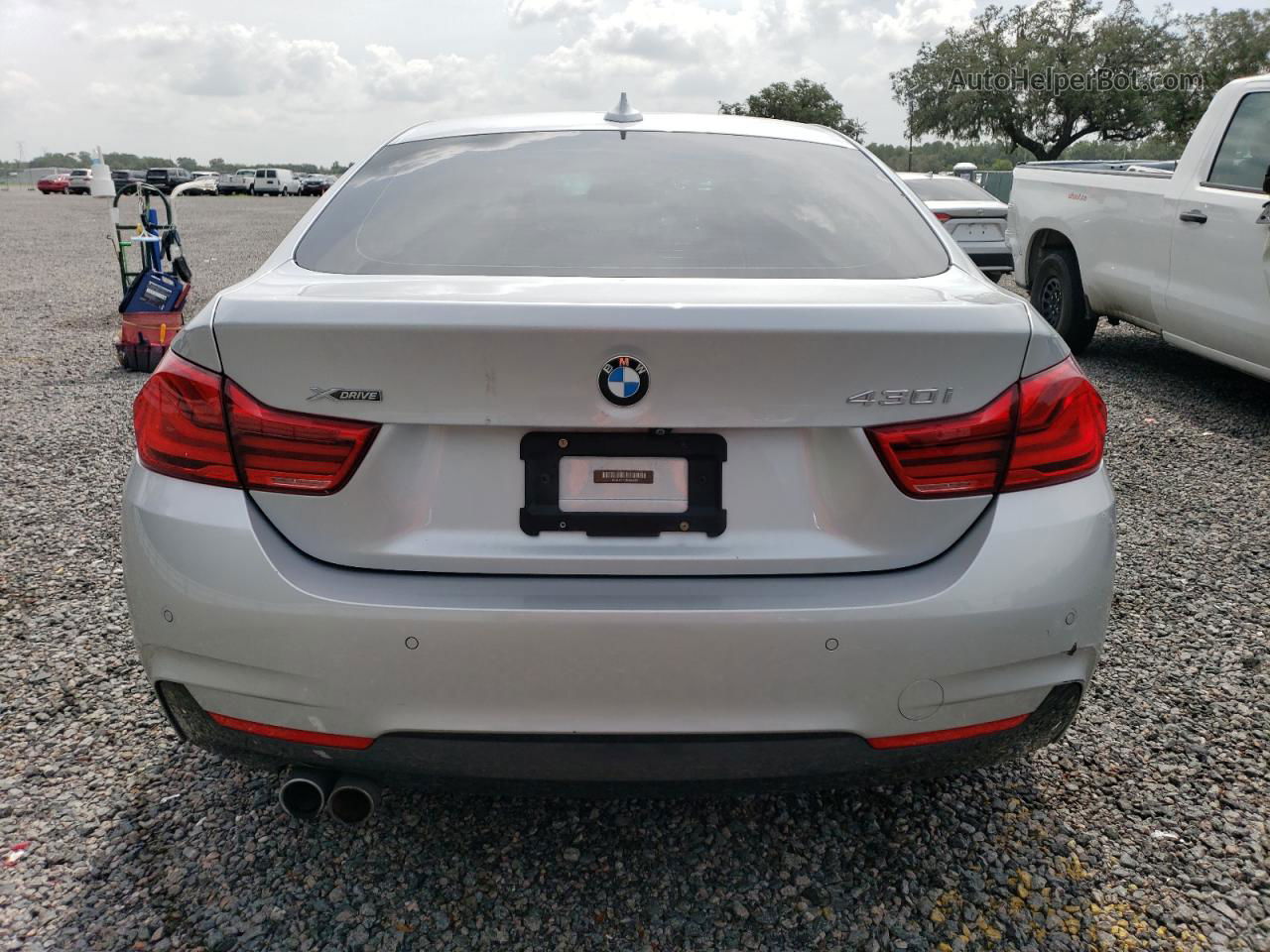 2018 Bmw 430xi Gran Coupe Silver vin: WBA4J3C57JBG96904