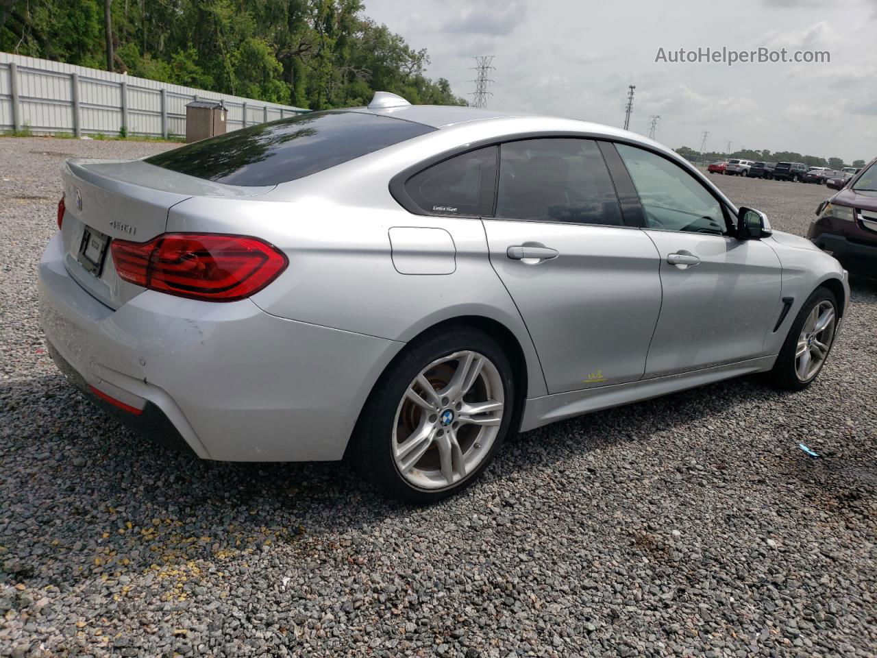 2018 Bmw 430xi Gran Coupe Silver vin: WBA4J3C57JBG96904